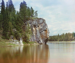 A river in the Ural Mountains, Oraltouskáia Oblost